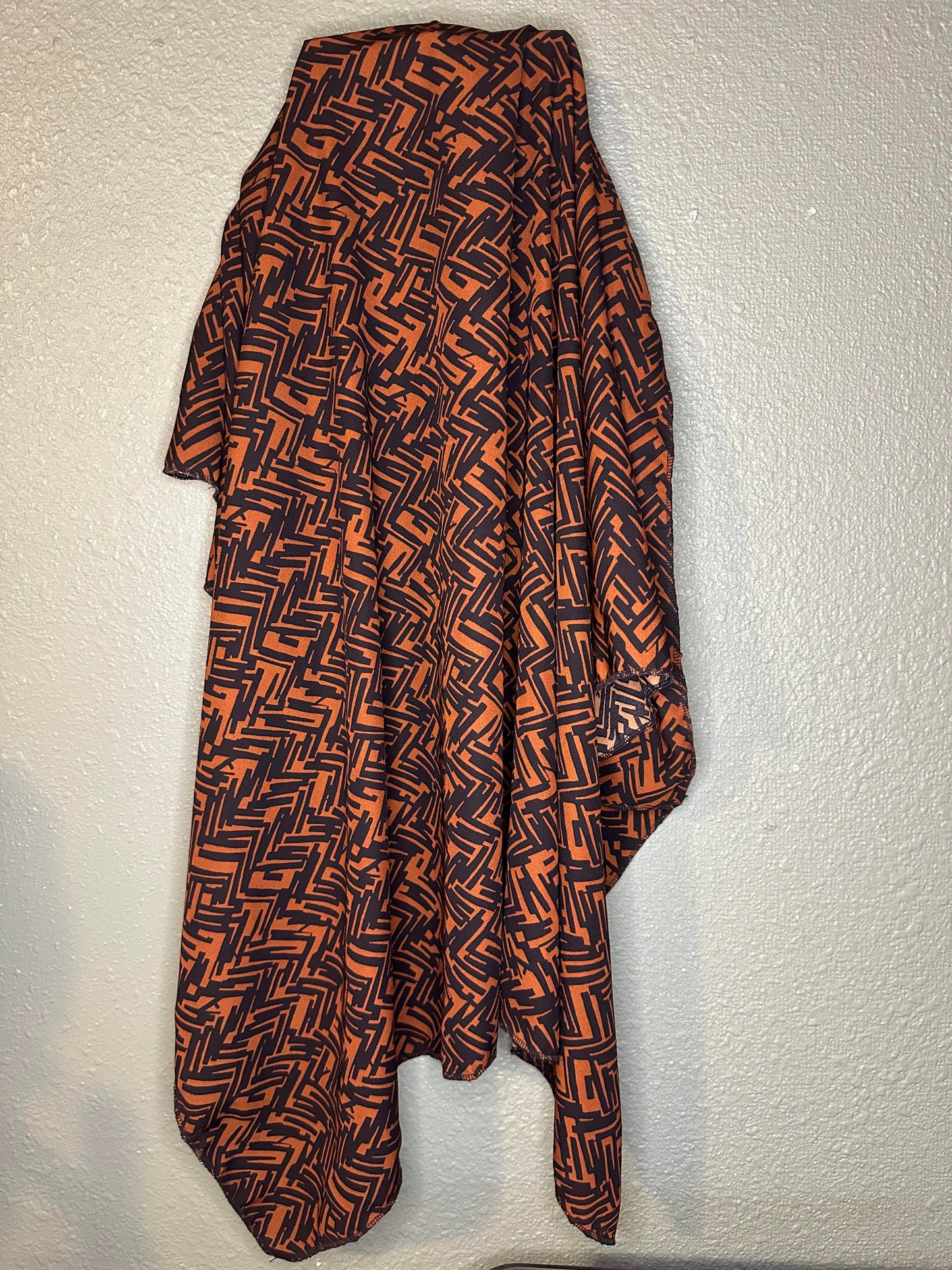 Brown and black chevron