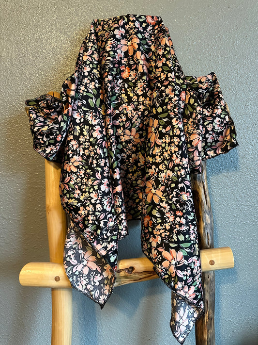 Black and Pink Floral