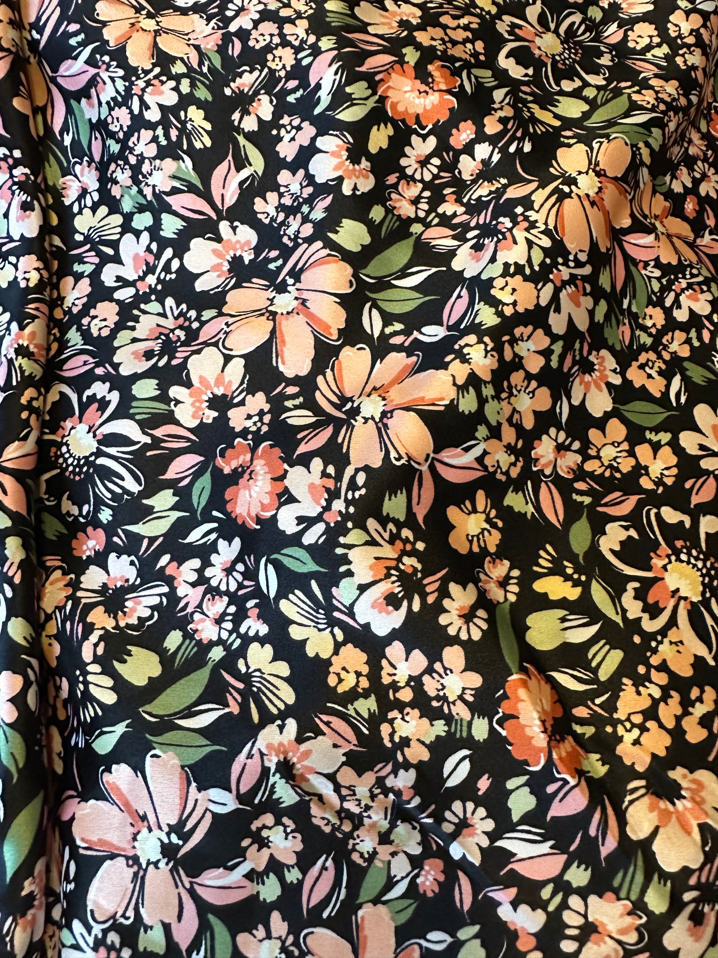 Black and Pink Floral