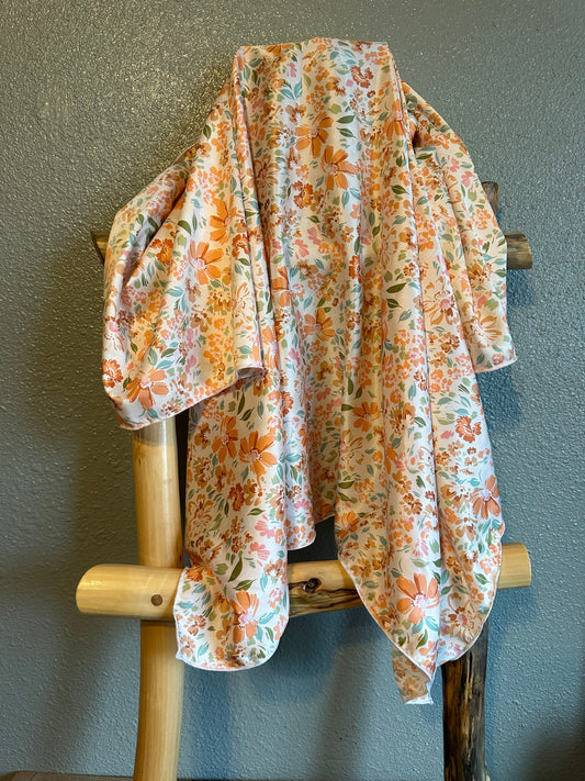 White and Pink Floral