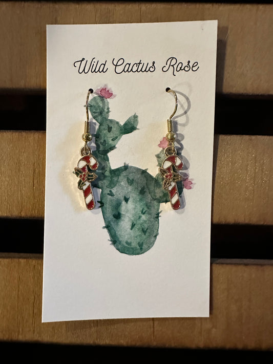 Candy Cane Earrings
