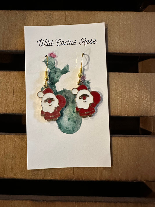 Santa Earrings