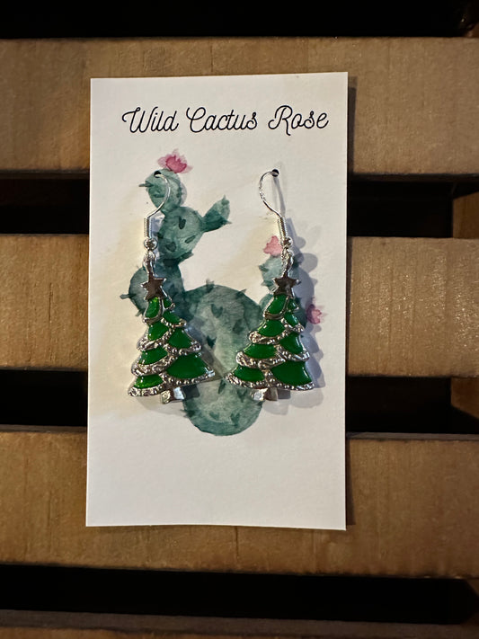 Christmas Tree Earrings